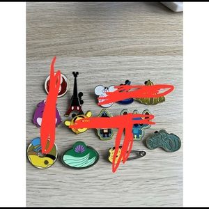 Disney Pin lot - 3 pins not crossed out